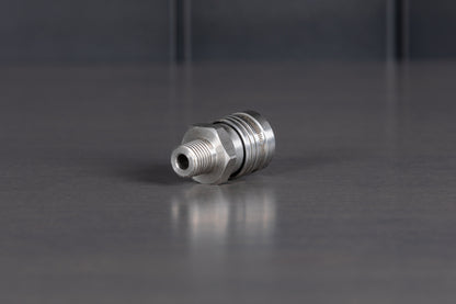 Mosmatic T304 SS 1/4" Male QD Coupler