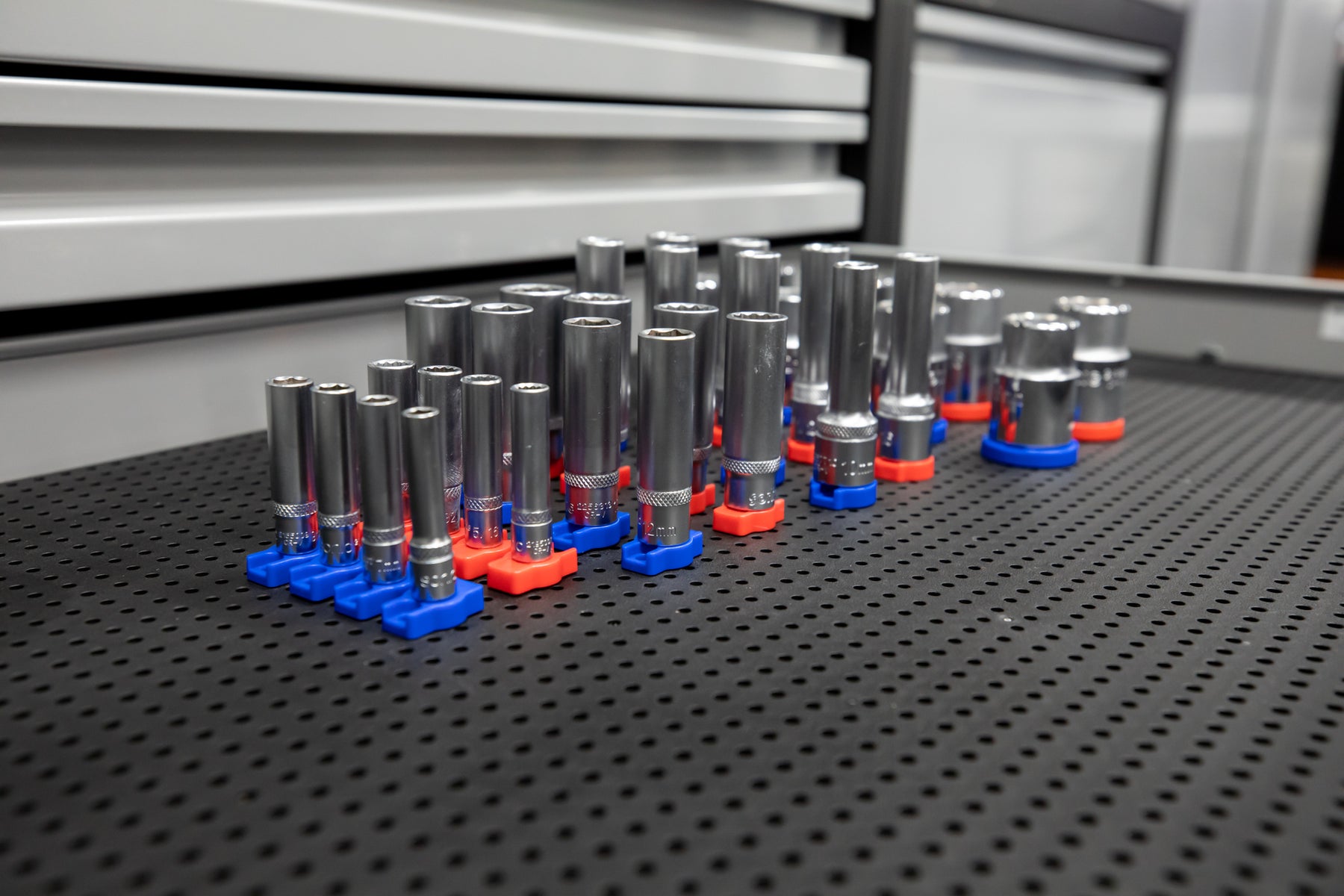 Tool Grid Modular Socket Holders for Organized Tool Storage - Metric ...