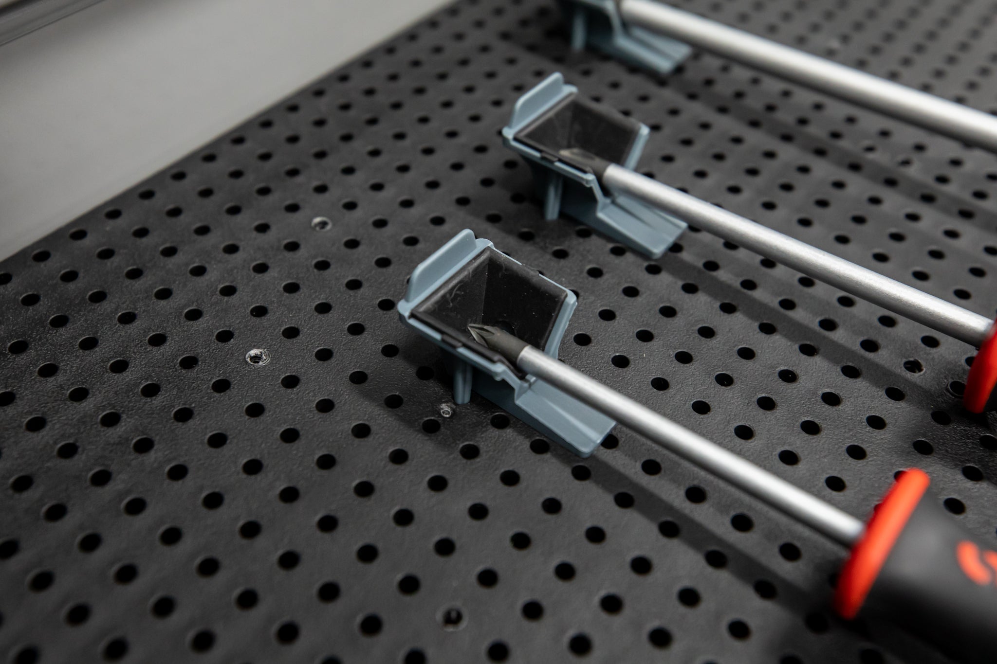 Tool Grid System Tool Tip Holders for Efficient Tool Organization