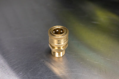 Brass M22 Male (14mm) to 3/8" QD Coupler