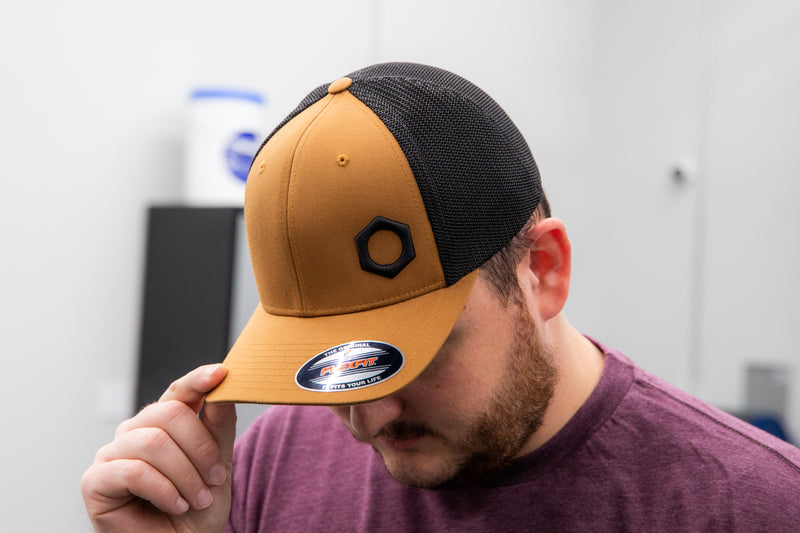 Obsessed Garage Raised Hex Hat - Flexfit