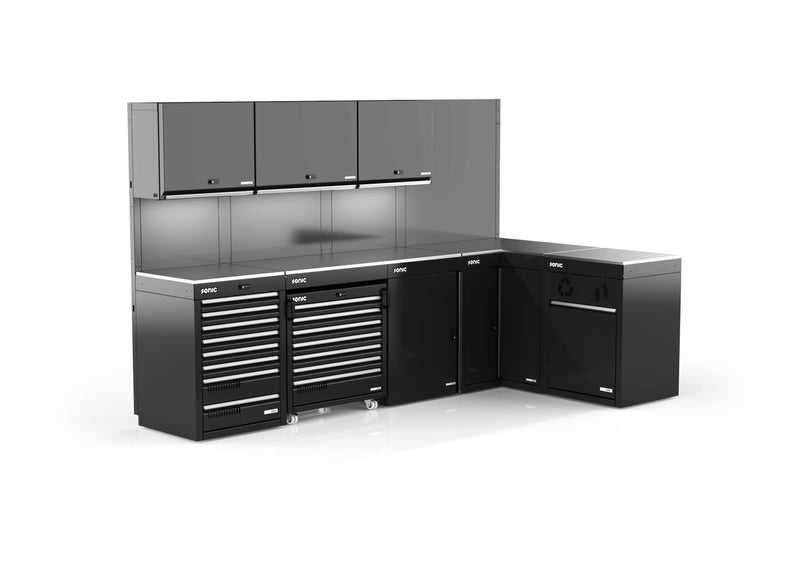 Sonic Tools MSS+ 134" Setup, 15 Drawers With Storage