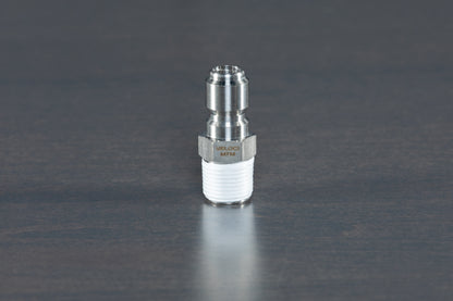 Stainless Steel 1/4" Male QD Plug