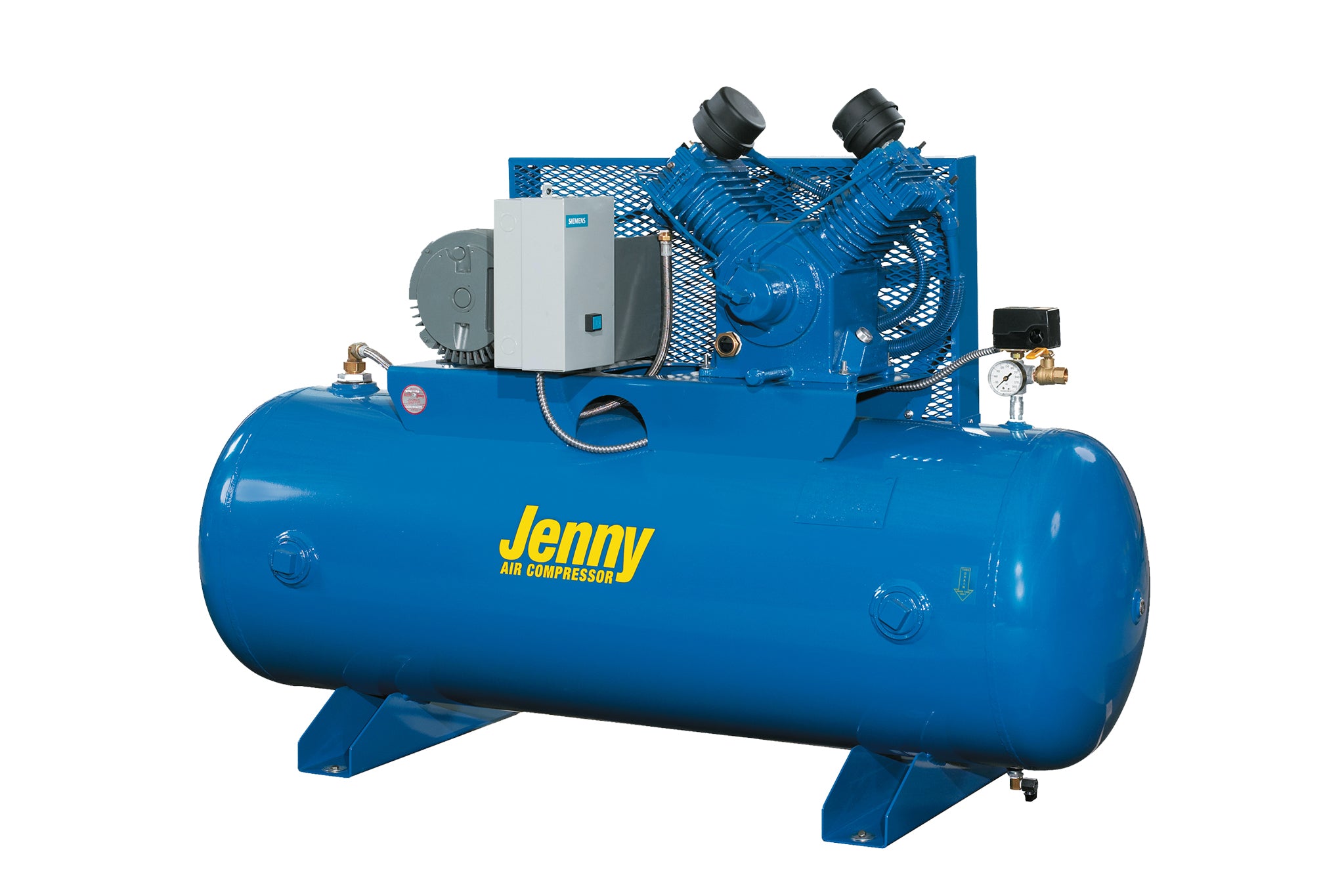 Heavy-Duty Two Stage Cast Iron Air Compressor 60 Gallon ASME