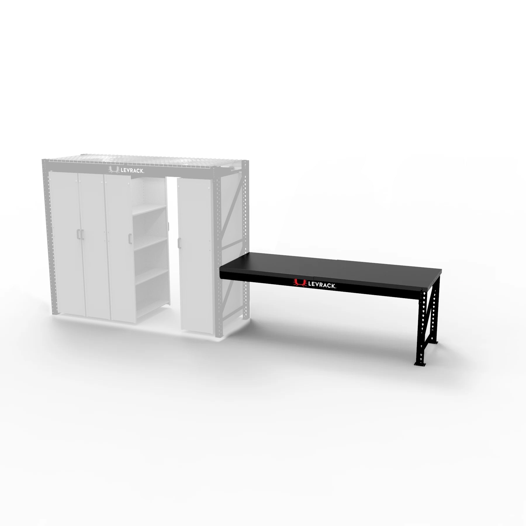 Levrack Workstation - Durable Steel Worktop for Optimal Storage