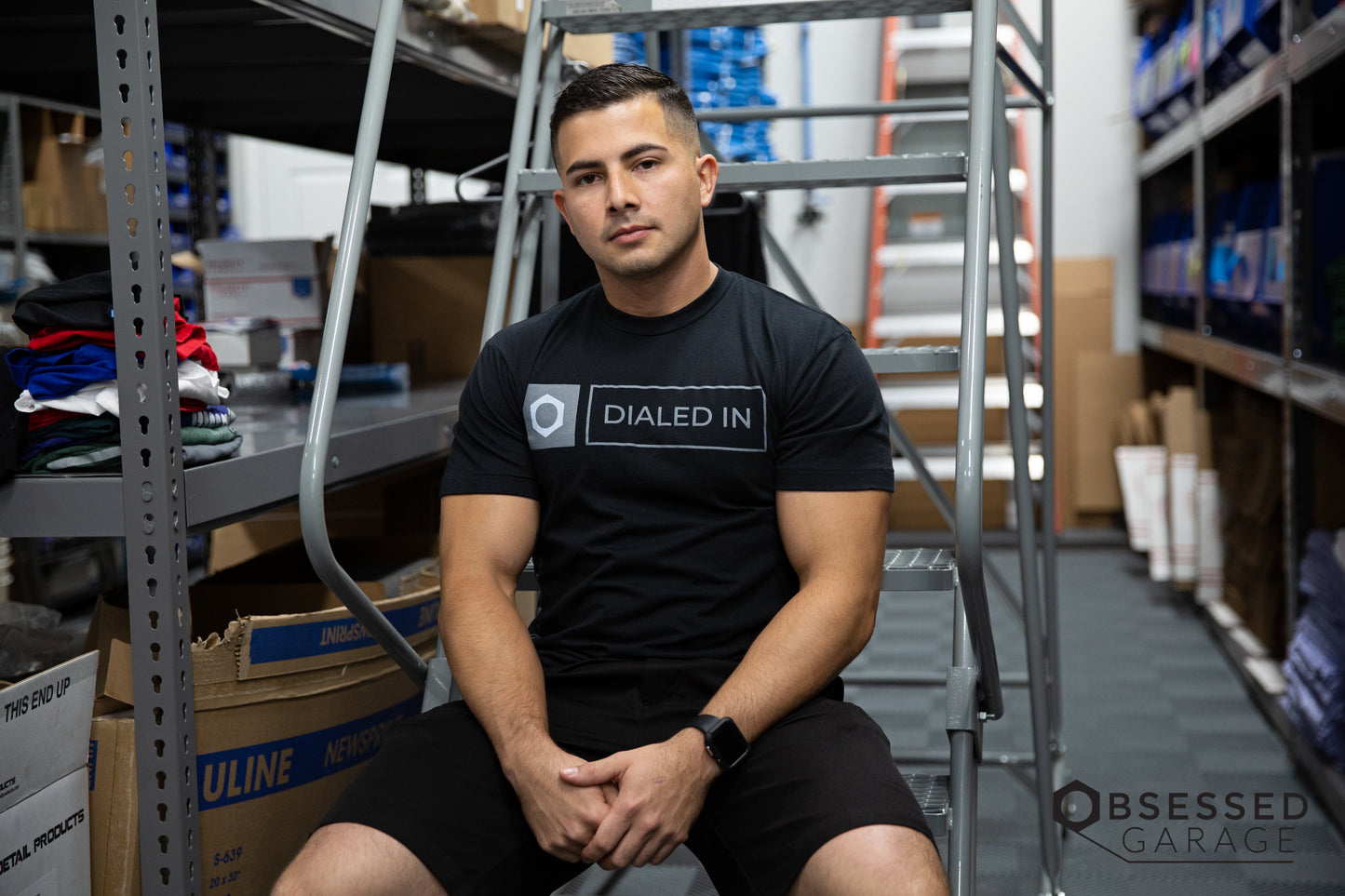 DIALED IN SHIRT IN BLACK