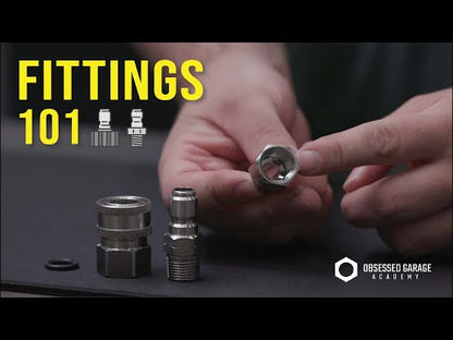 M22 Female (15mm) to 3/8" Female NPT