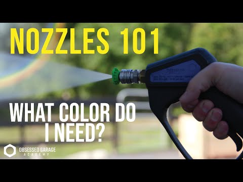 Standard Nozzles for Pressure Washers - Optimize Spray Patterns